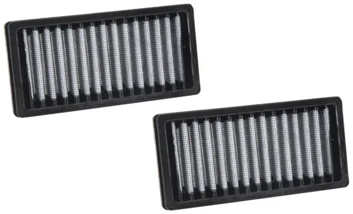 VF1010 – K&N FILTER Cabin Air Filter, Washable Non-Woven Synthetic Set of 2